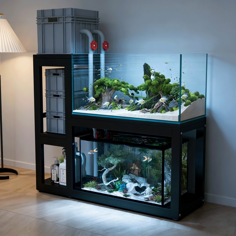 鱼缸架铁艺客厅架底座金属家用承重置物架多层钢架专用超强办公室