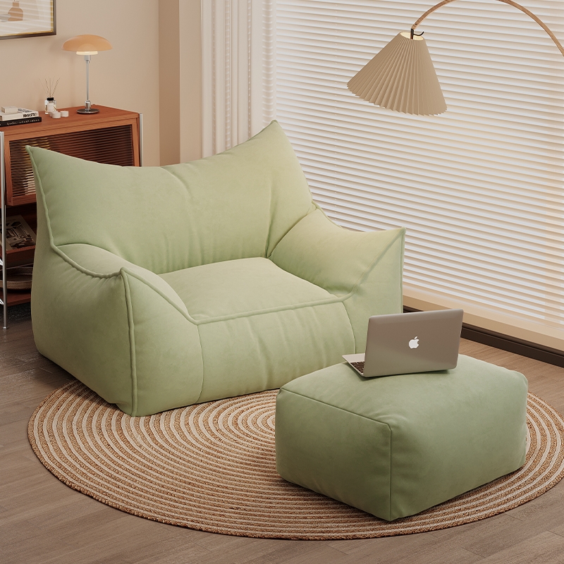 懒人沙发可躺可睡窝窝椅卧室单人小沙发床边榻榻米阳台休闲靠背椅