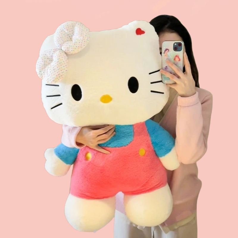 可爱KT猫毛绒公仔抱枕女生日礼物