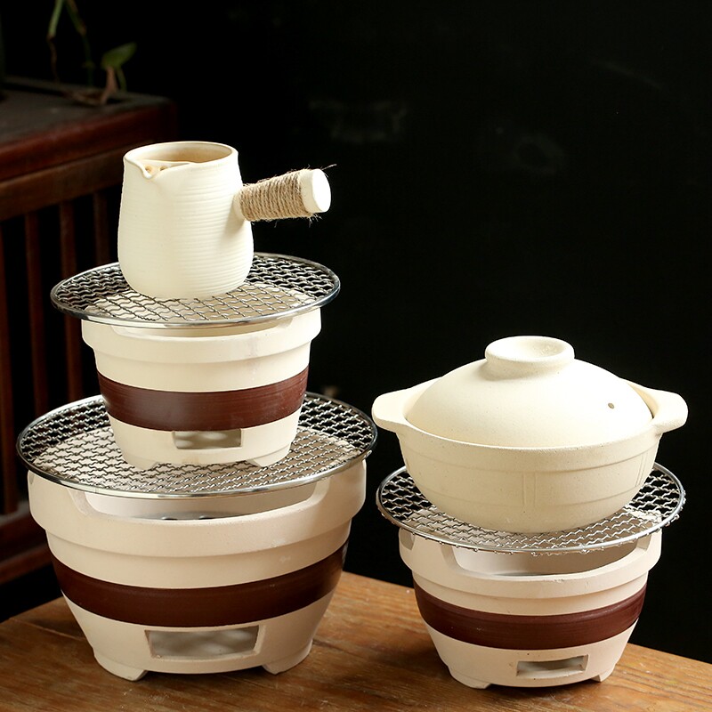 烧烤炉围炉木炭家用室内老式打边炉网红烤火炉子煮茶户外碳炉花茶