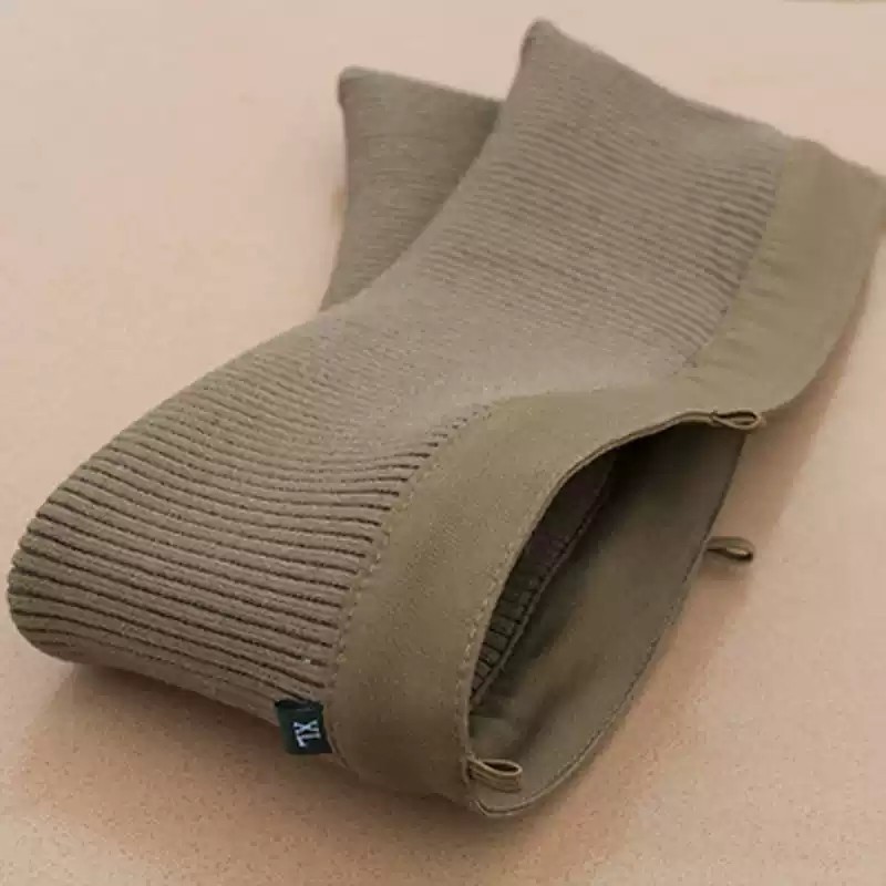 假领子冬厚羽绒服棉衣纯棉针织粗螺纹护领外套可拆洗防脏包领送扣