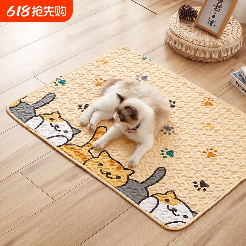 猫咪垫狗垫宠物地垫纯棉笼子围栏垫板兔脚垫防滑耐咬睡垫狗窝床垫