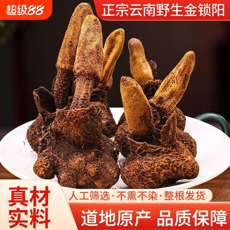 云南野生金锁阳泡水泡酒回春草黑玛卡正品男肾补精正品中药材包邮