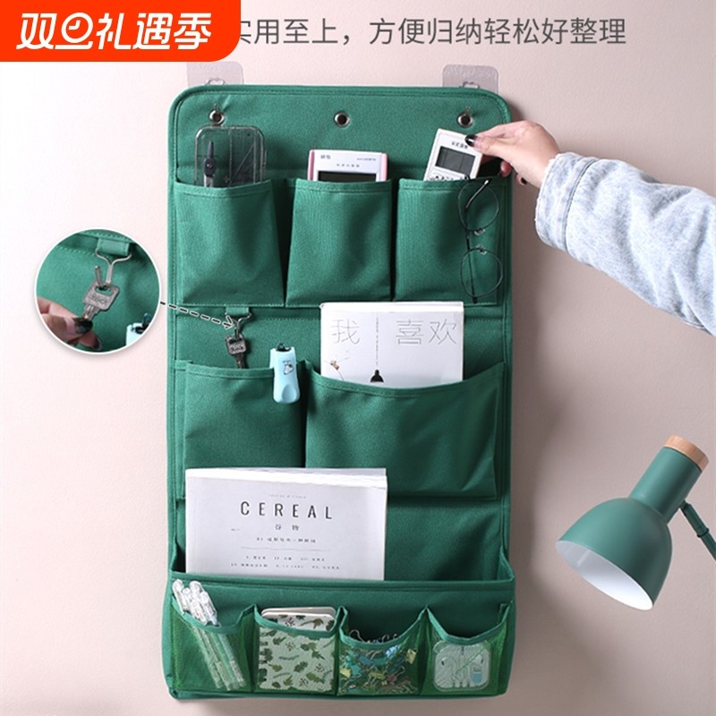 大号加厚牛津布挂壁式收纳袋门后墙上挂墙学生宿舍卧室墙挂式挂袋