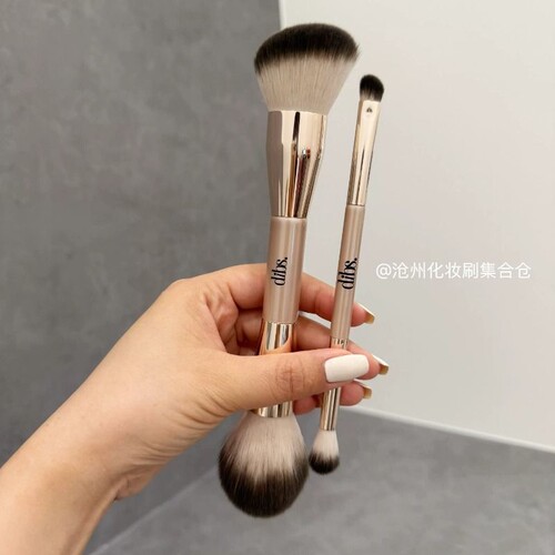 出口！dibs巨柔软双头散粉刷双头眼影刷修容刷面部刷阴影刷