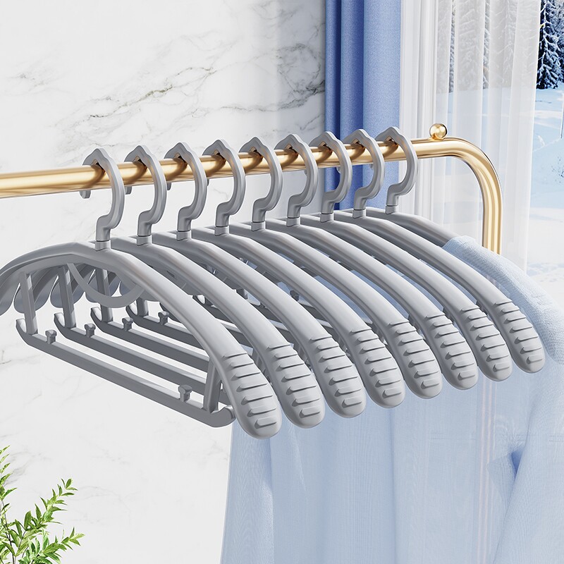 无痕衣架家用挂衣防肩角衣撑子宿舍用学生防滑不鼓包晒晾衣服架子