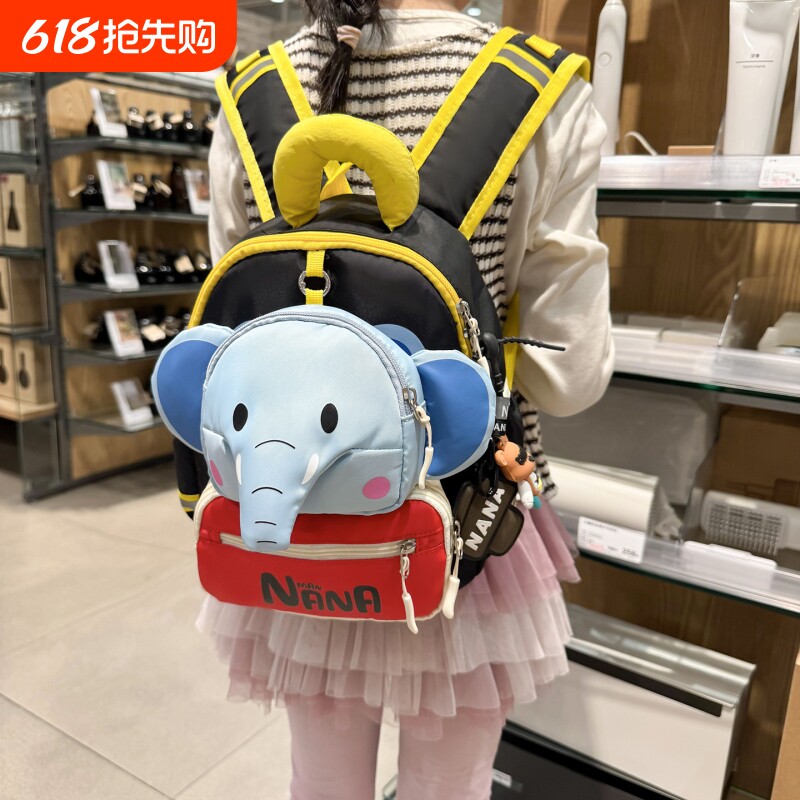 儿童外出小背包迷你幼儿园书包男女孩轻便春游超轻百搭旅行双肩包