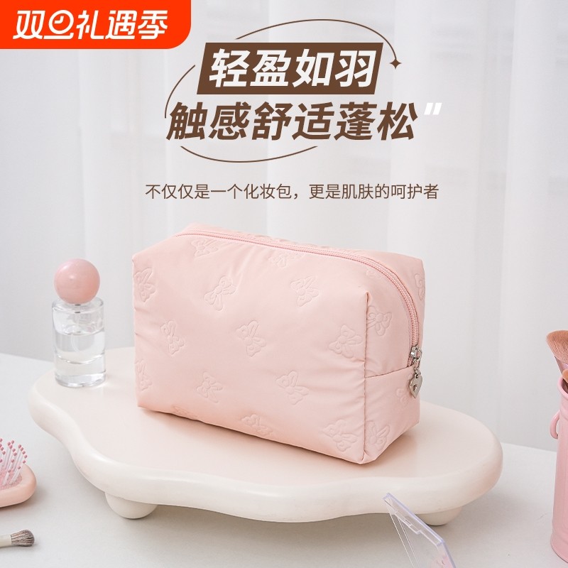 蓓恋八角化妆包旅行收纳化妆包多功能收纳包大容量护肤品包