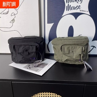 日单2025新款 紫标轻便大容量斜挎包男多功能撞色运动百搭户外背包