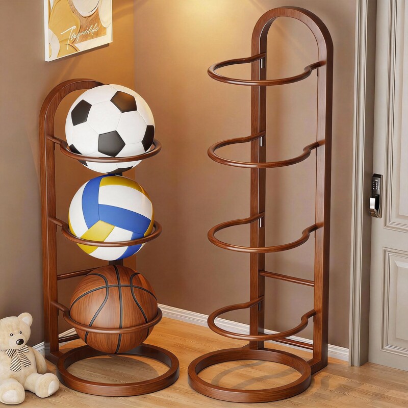 篮球收纳架体育运动用品摆放架家用多层多功能可折叠足球球架球类