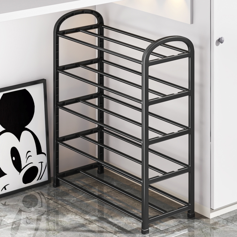家用鞋架用耐用结实不锈钢加厚加粗长窄小门口轻便简易多层宿舍