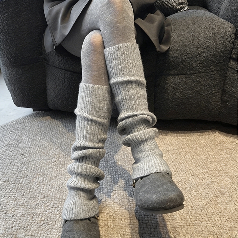 【日系y2k叠搭秋冬堆堆袜】