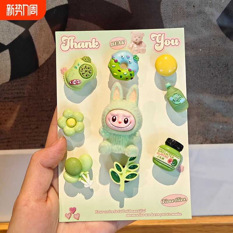 2026新款洞洞鞋diy配饰鞋花拉兔卡通可爱高级感crocs装饰