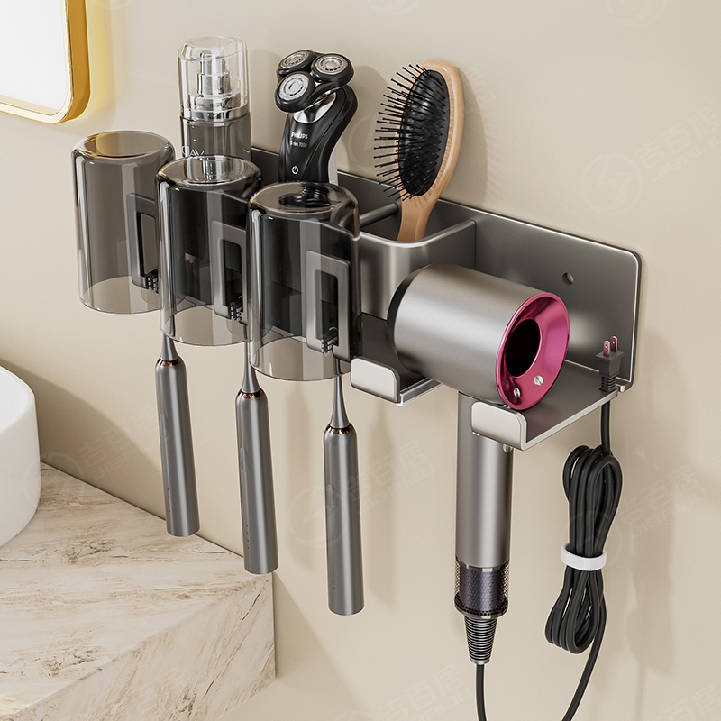 牙刷置物架吹风机架浴室置物架