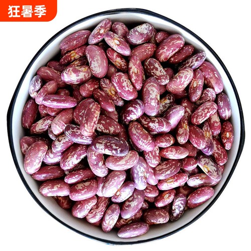 东北花芸豆农家新货紫花芸豆