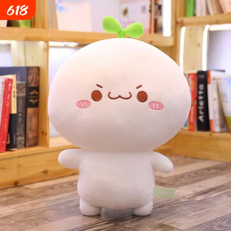 长草颜团子抱枕女生睡觉布娃娃可爱床上大玩偶软毛绒玩具公仔安抚