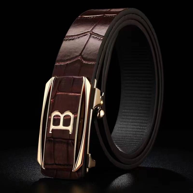 爱马男仕奢侈品皮带男士腰带自动扣真皮青年百搭休闲裤带牛皮商务