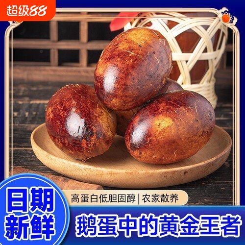 嘎嘎香~东北特色五香烤鹅蛋大个卤汁雁鹅蛋卤蛋减脂早餐熟食零