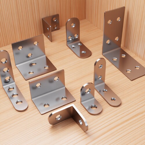 不锈钢角码90度l型固定器角铁直角三角铁支架层板托五金连接件片t