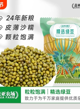 湖上粮仓绿豆一斤薄皮优质当季绿豆粥可发芽绿豆汤糕原料农家1