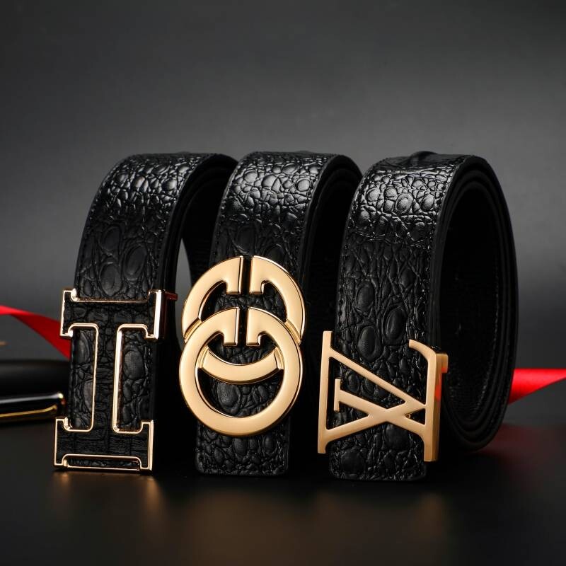 男仕皮带男士真皮腰带新款奢侈品高档牛皮商务休闲潮流年轻人大气