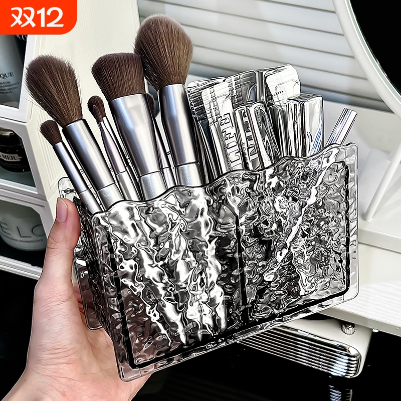 桌面化妆刷收纳筒大容量