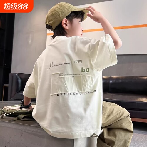 儿童纯棉短袖T恤新款夏季潮