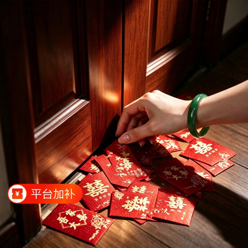2026新款结婚喜字红包利是封婚礼堵门接亲用品创意专用小号红包袋