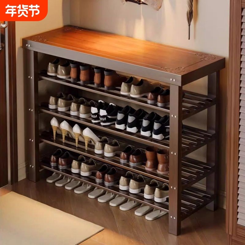 换鞋凳门口家用穿鞋凳入户进门可坐式鞋架坐凳一体可收纳玄关鞋柜