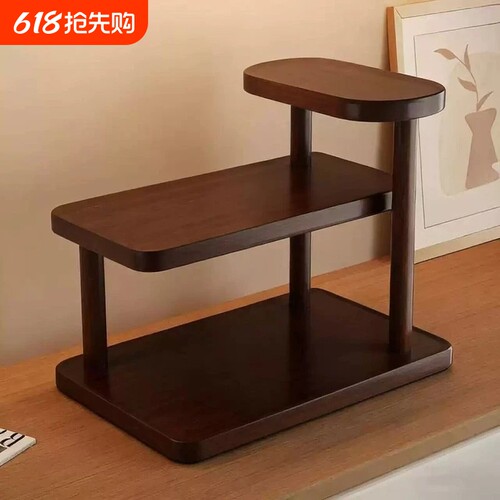 桌面置物架杯子收纳架子餐桌台面工位水杯咖啡杯茶具桌上小型⑥