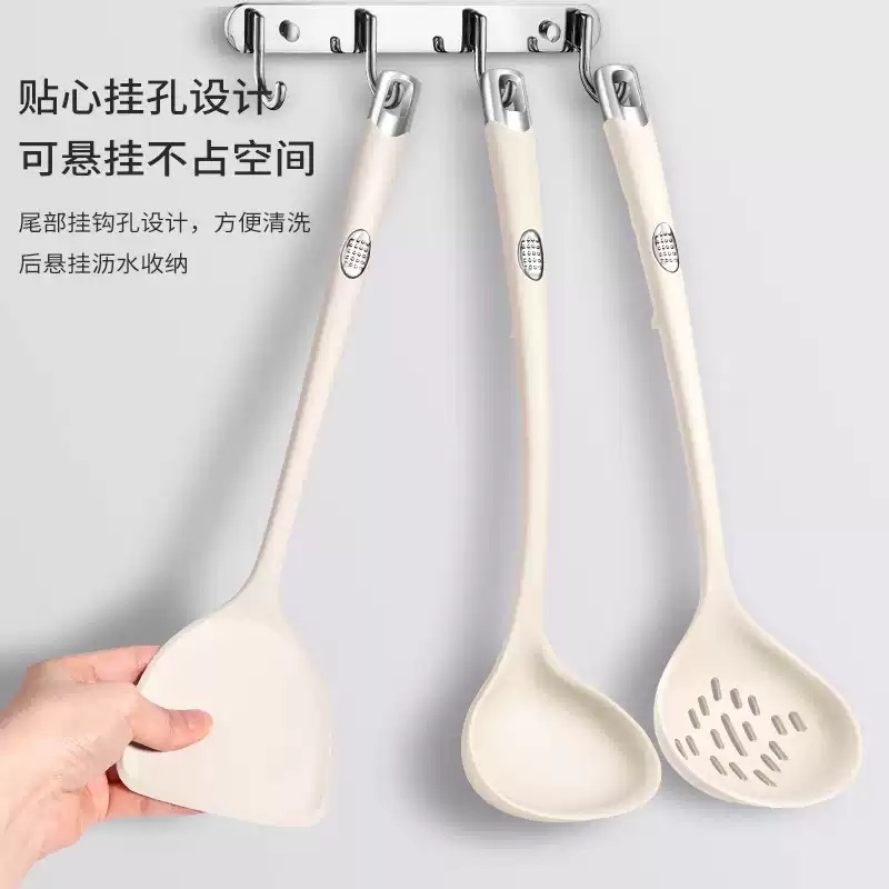 PLYS硅胶锅铲家用不粘锅专用食品级耐高温炒菜的铲子厨具套装