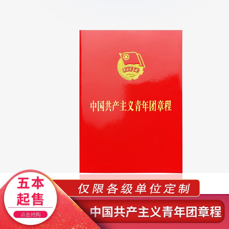 新版标准中国共产主义青年团章程10本一件团务用品入团共青团团章中央