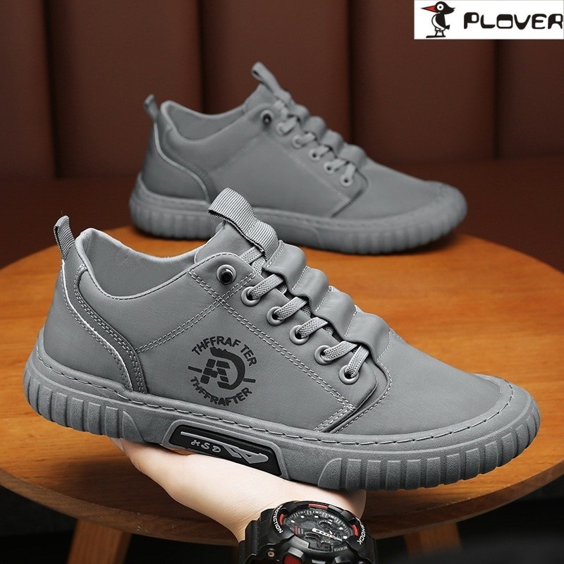 啄木鸟透气休闲板鞋新款潮流爆款男鞋帆布男士潮鞋布鞋耐磨系带