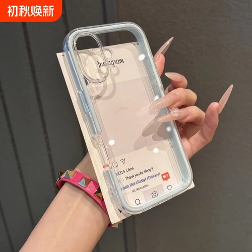 撞色二合一适用红米note14手机壳新款Note13pro+简约透明13C硅胶Note11tpro高级14R女防摔12T保护Turbo4Pro套