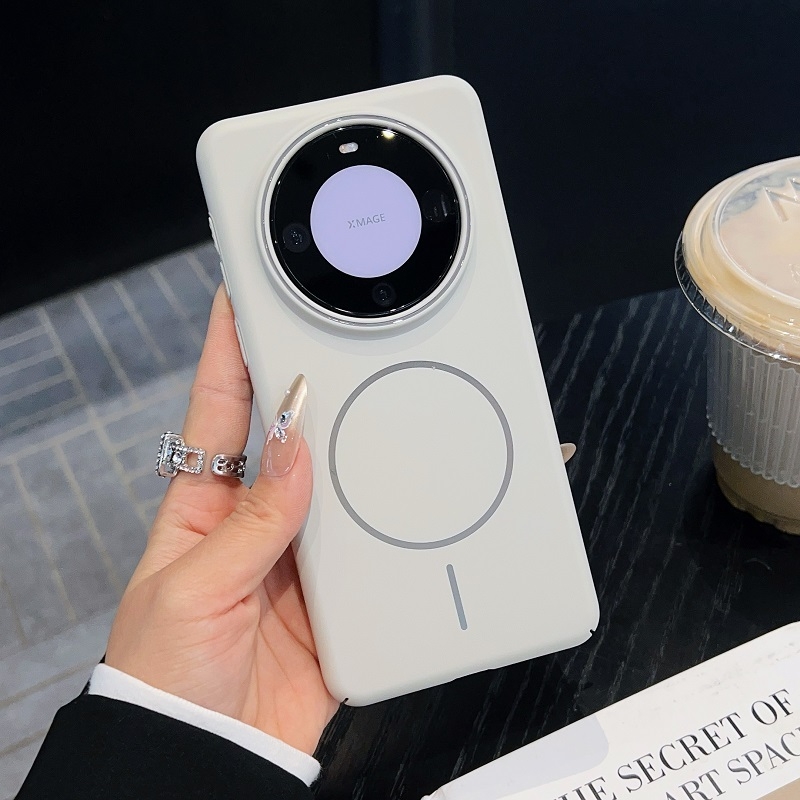 Magsafe磁吸适用华为mate70手机壳Mate70Pro磨砂防摔mate60纯色肤感Mate50Pro情侣款60Pro超薄男女高级感外壳