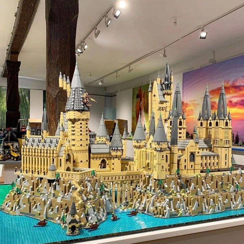 兼容乐高霍格沃兹城堡哈利波特高难度巨大型模型拼装建筑积木玩具