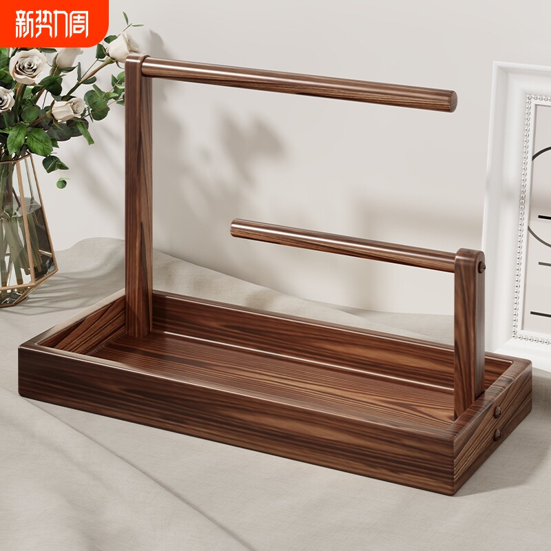 实木手串展示架首饰项链手链收纳盒饰品文玩放置架水晶手镯手表架