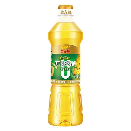 金龙鱼鲜榨甜香玉米胚芽油700ml家用瓶装炒菜烹饪食用植物油