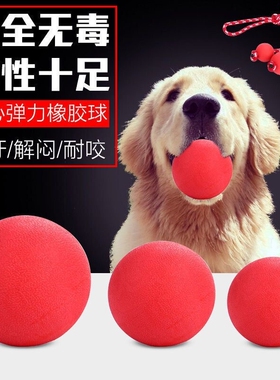 狗狗玩具耐咬tpr橡胶实心弹力球狗狗用品宠物玩具球球大中小型犬