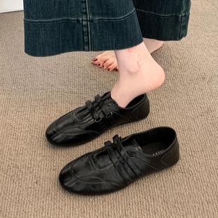 法式气质百搭乐福鞋女2026新款春季女鞋子黑色jk单鞋配裙子小皮鞋