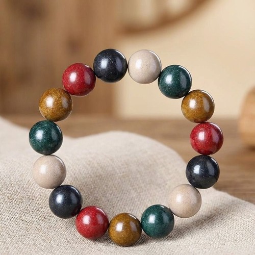 五行合香珠手串天然药香香材非遗古法手作心肝脾安神助眠桂花养肝