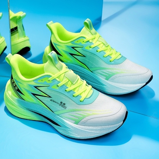 青少年运动鞋男秋季新款初中学生中考体考专用网面透气跑步鞋
