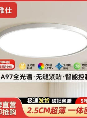 护眼卧室灯超亮led吸顶灯现代简约2025新款网红爆款主卧