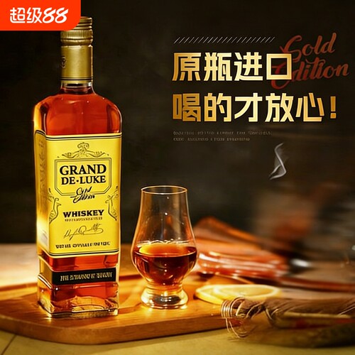 乌克兰原瓶原装进口洋酒威士忌40度烈酒酒吧可乐桶调酒基酒