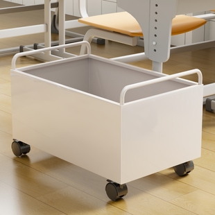 课桌小推车置物架学生教室桌下储物箱书本收纳箱带轮移动滑轮书籍