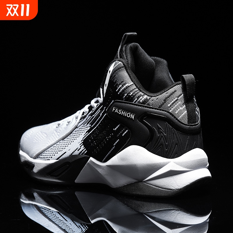 科比男鞋秋季毒液球鞋子大码学生篮球高帮青少年运动鞋男透气球鞋