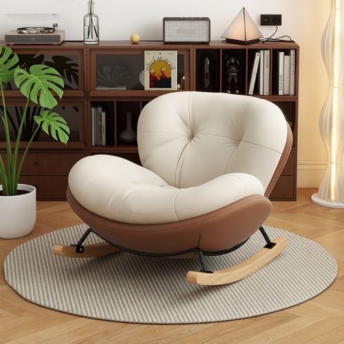 摇摇椅家用客厅单人沙发椅蜗牛椅大人躺椅阳台休闲摇椅懒人沙发椅