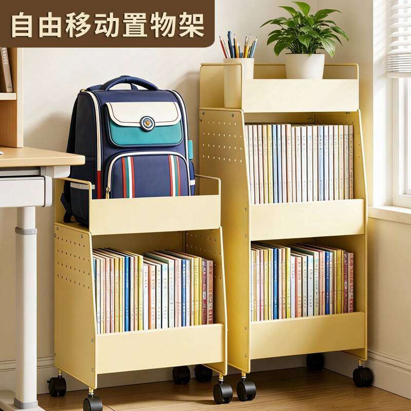 置物架小推车落地厨房多层移动零食浴室卫生间卧室书架收纳储物架