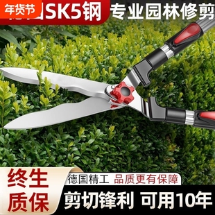 剪树枝专用园艺剪刀花木剪修枝绿篱园林粗枝绿化剪进口伸缩杆锋利