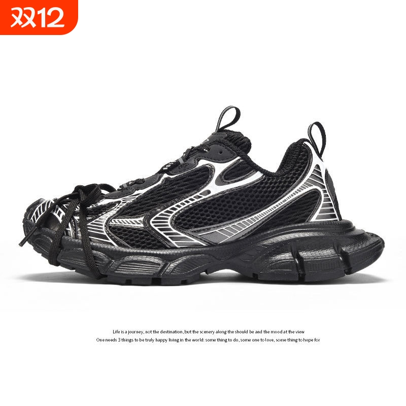 老爹鞋女透气休闲十代3XL男厚底本运动跑步鞋黎世家增高鞋冬季